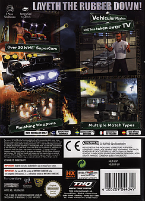 WWE Crush Hour - Nintendo GameCube (THQ - 1-2) video game collectible [Barcode 4005209043793] - Main Image 2