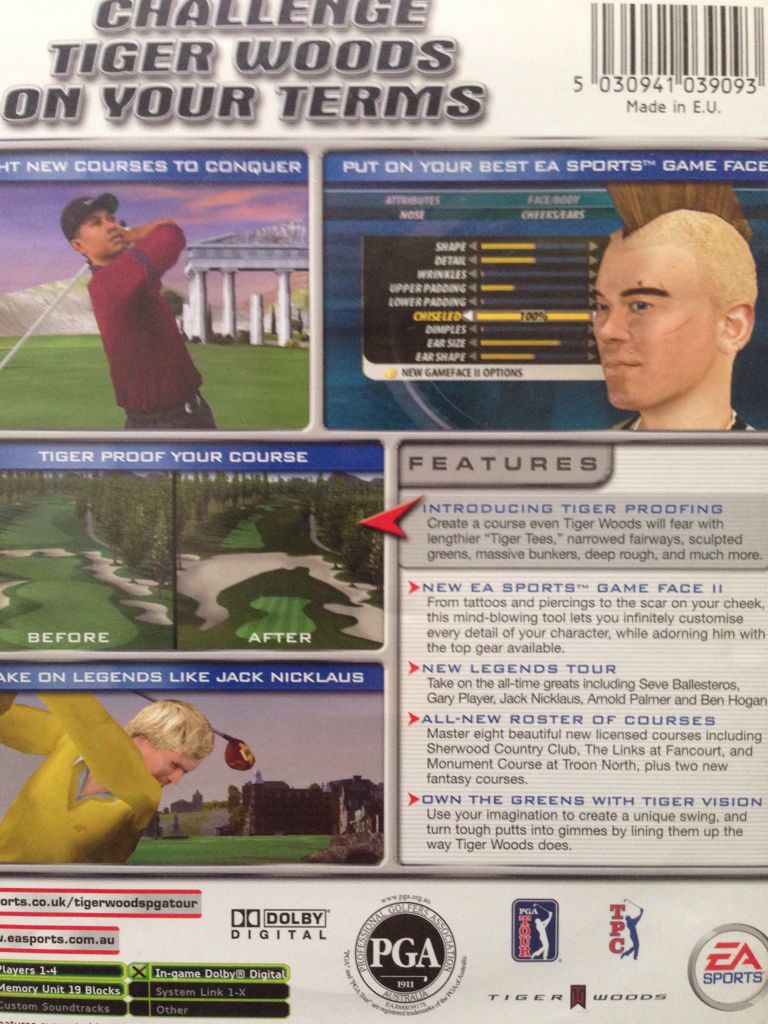 Tiger Woods PGA Tour 2005 - Microsoft Xbox (EA Games/EA Sports) video game collectible [Barcode 5030941039093] - Main Image 2