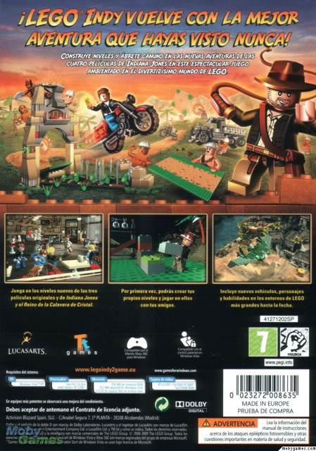 Lego Indiana Jones 2 The Adventure Continues - Apple macOS (2) video game collectible - Main Image 2