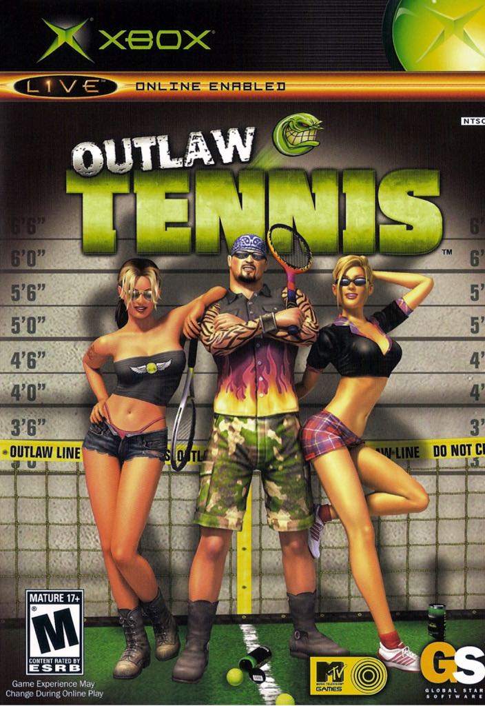 OUTLAW TENNIS - Microsoft Xbox video game collectible [Barcode 5026555241526] - Main Image 1