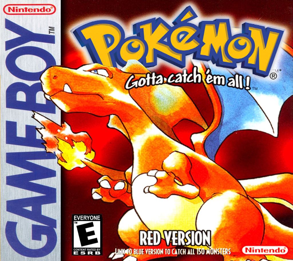 Pokemon Red - Nintendo 3DS Virtual Console video game collectible - Main Image 1