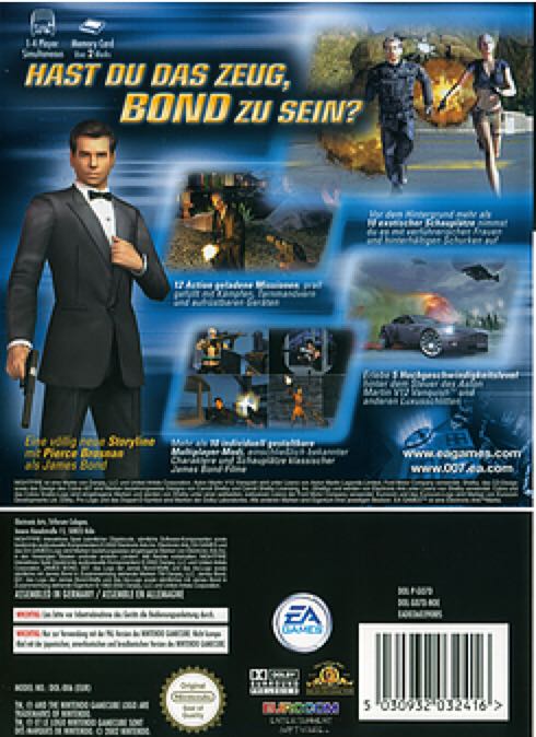 James Bond 007: Nightfire - Nintendo GameCube (Electronic Arts - 1 - 4) video game collectible [Barcode 5030931032417] - Main Image 2