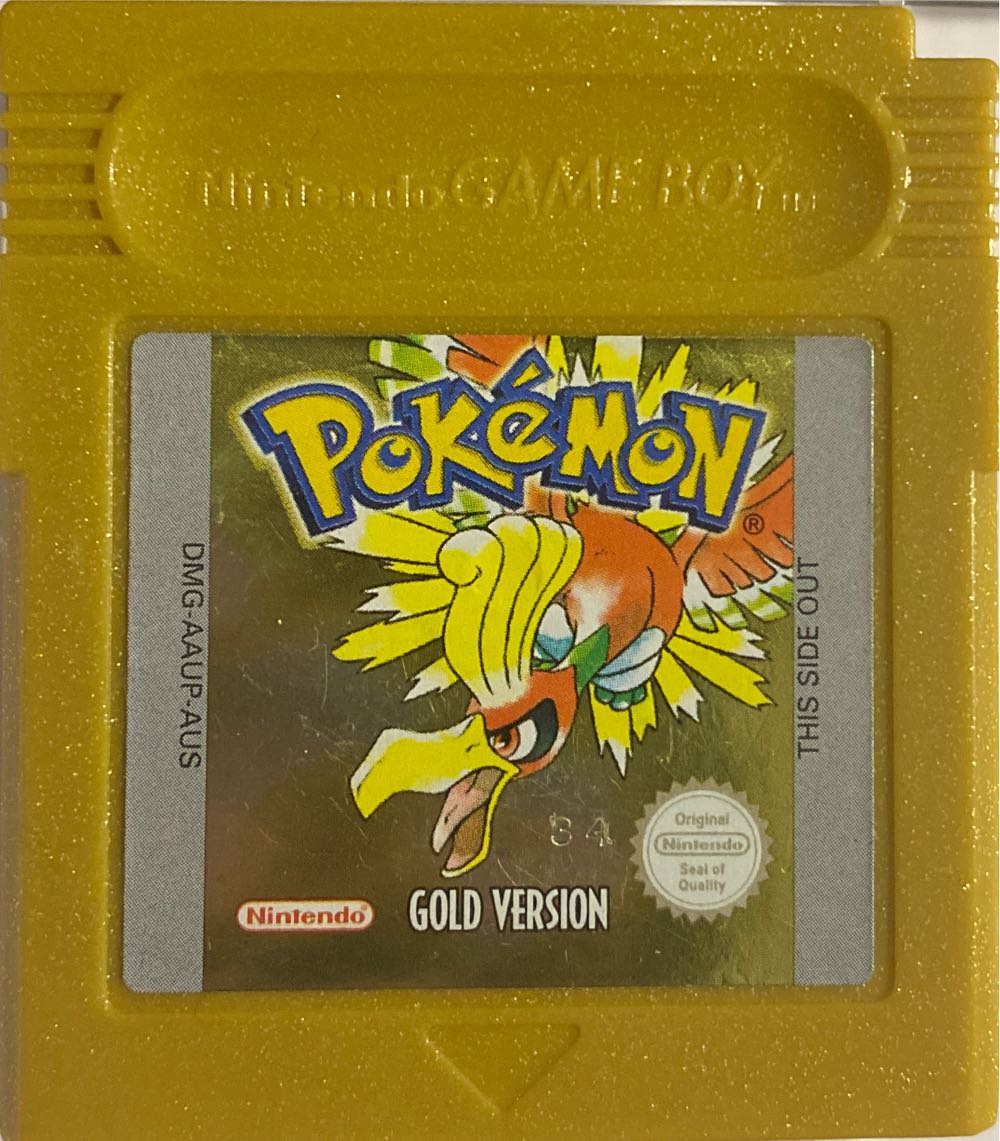 Pokemon Gold - Nintendo Game Boy Color (Nintendo - 1) video game collectible [Barcode 4950434071106] - Main Image 3