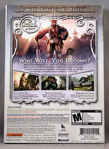 Fable 2 Limited Collectors Edition - Microsoft Xbox 360 (Microsoft - 1-2) video game collectible - Main Image 2