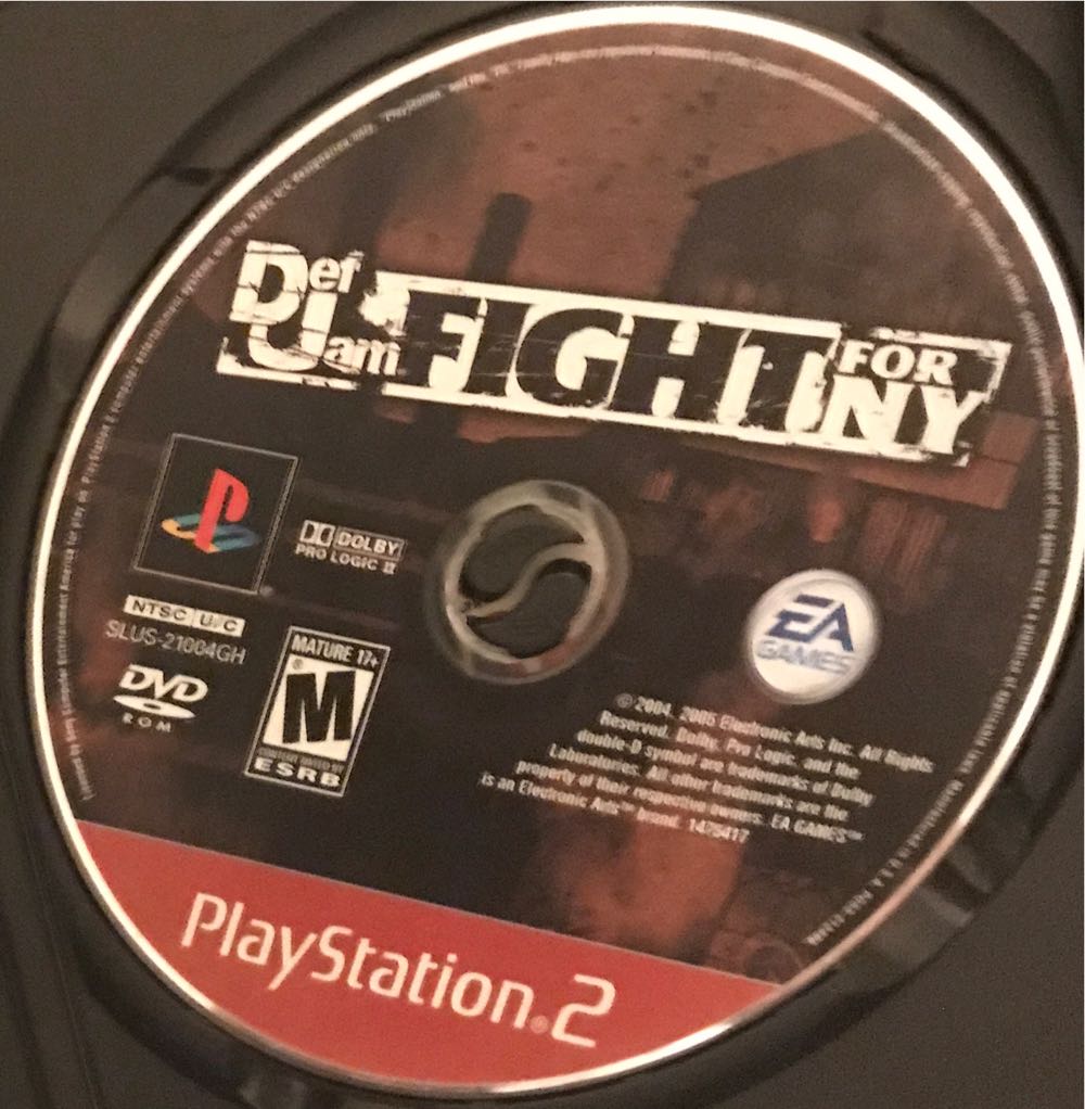 Def Jam Fight for NY - Sony PlayStation 2 (PS2) (2) video game collectible [Barcode 014633] - Main Image 2