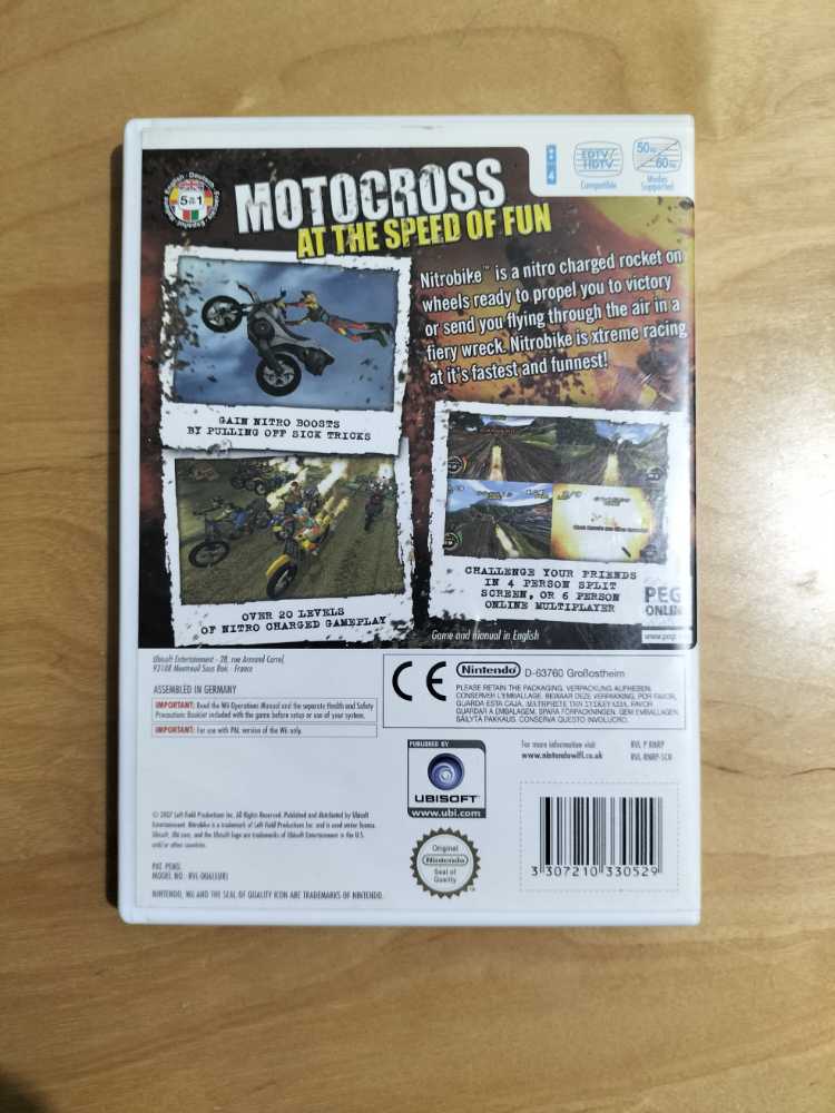 Nitrobike - Nintendo Wii video game collectible [Barcode 3307210330529] - Main Image 2