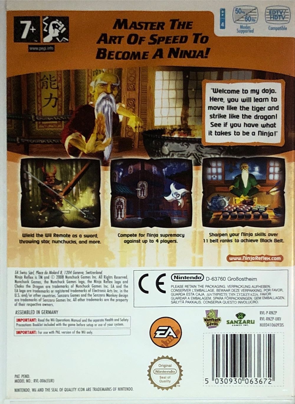 Ninja Reflex - Nintendo Wii video game collectible [Barcode 5030930063672] - Main Image 2