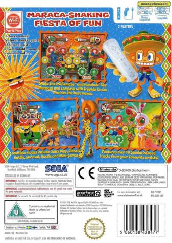 Samba de Amigo - Nintendo Wii (Sega - 1-2) video game collectible [Barcode 031121000068] - Main Image 2