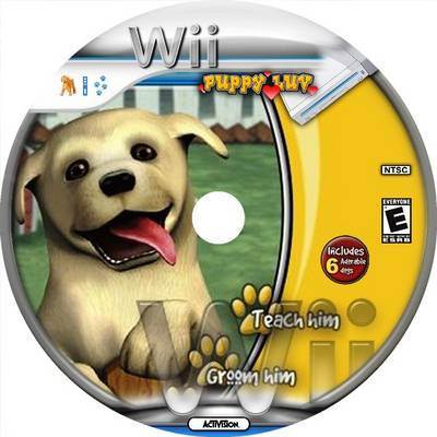 Puppy Luv - Nintendo Wii (Activision - 1) video game collectible [Barcode 047875754973] - Main Image 2