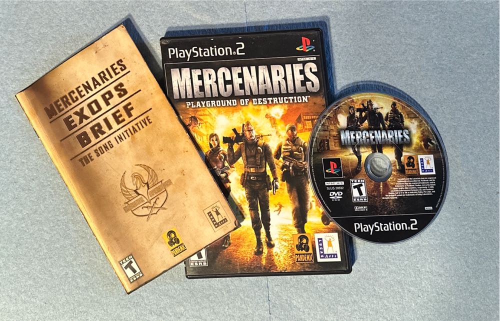 Mercenaries: Playground of Destruction - Sony PlayStation 2 (PS2) (LucasArts - 1) video game collectible [Barcode 023272663353] - Main Image 3