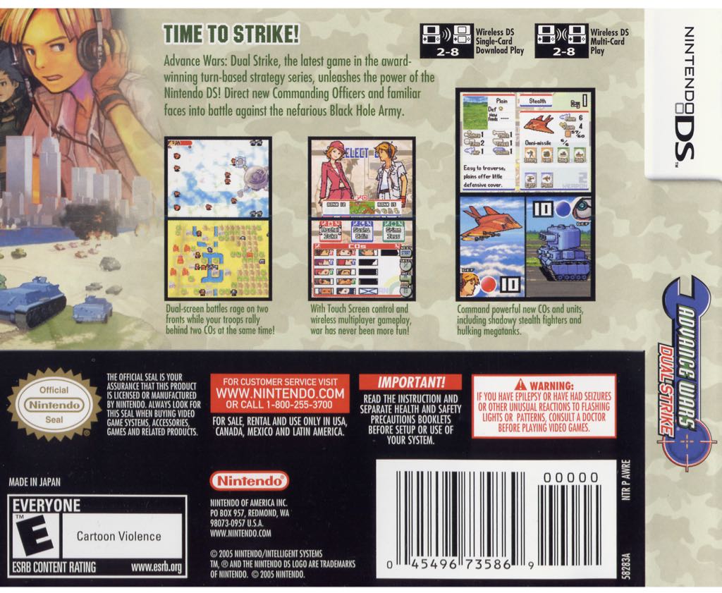 Advance Wars: Dual Strike - Nintendo DS video game collectible - Main Image 2