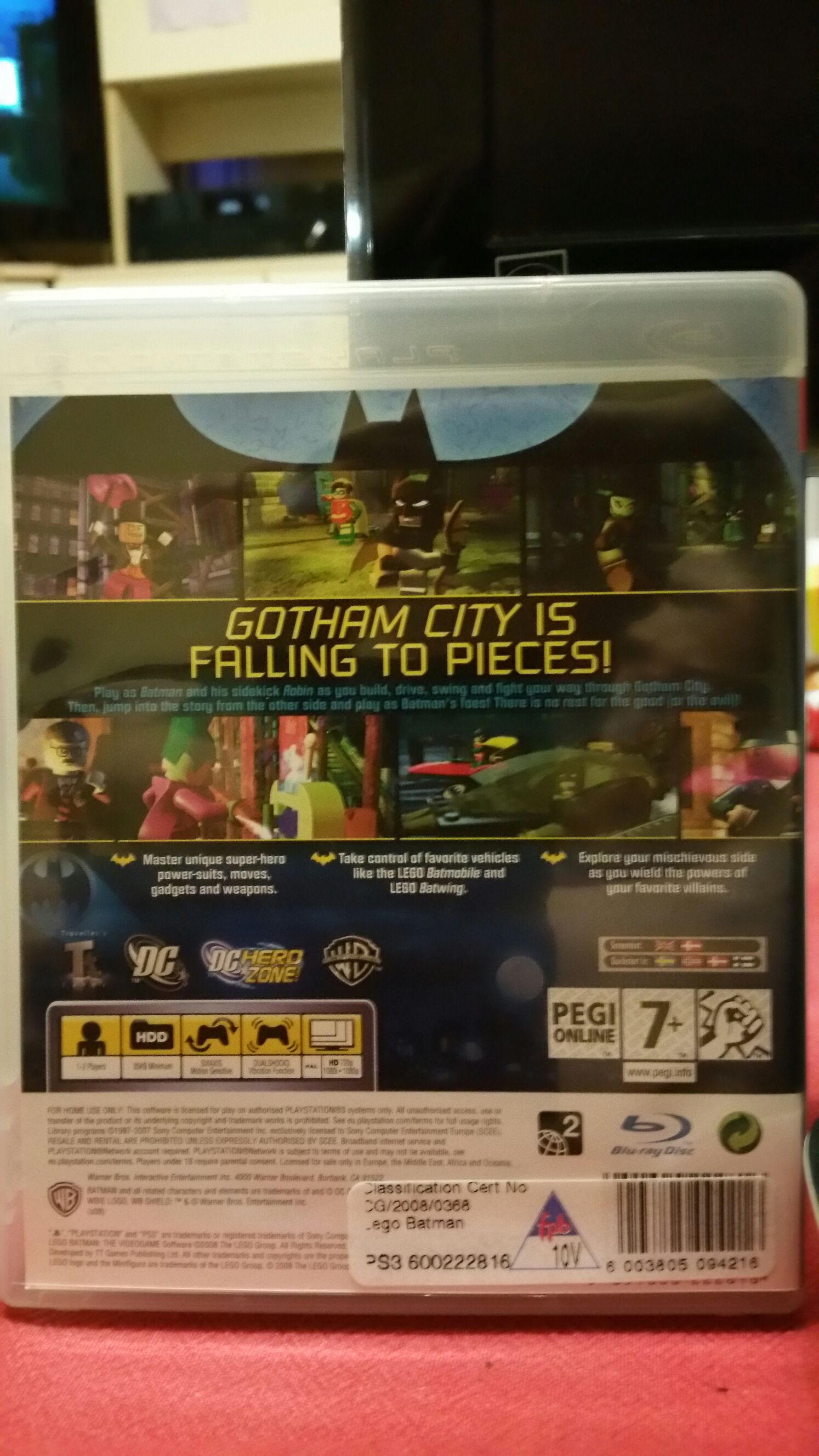 LEGO Batman The Video Game - Sony PlayStation 3 (PS3) video game collectible [Barcode 6003805094216] - Main Image 2