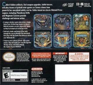Metroid Prime Pinball - Nintendo DS (Nintendo - 1) video game collectible [Barcode 8005096735883] - Main Image 2