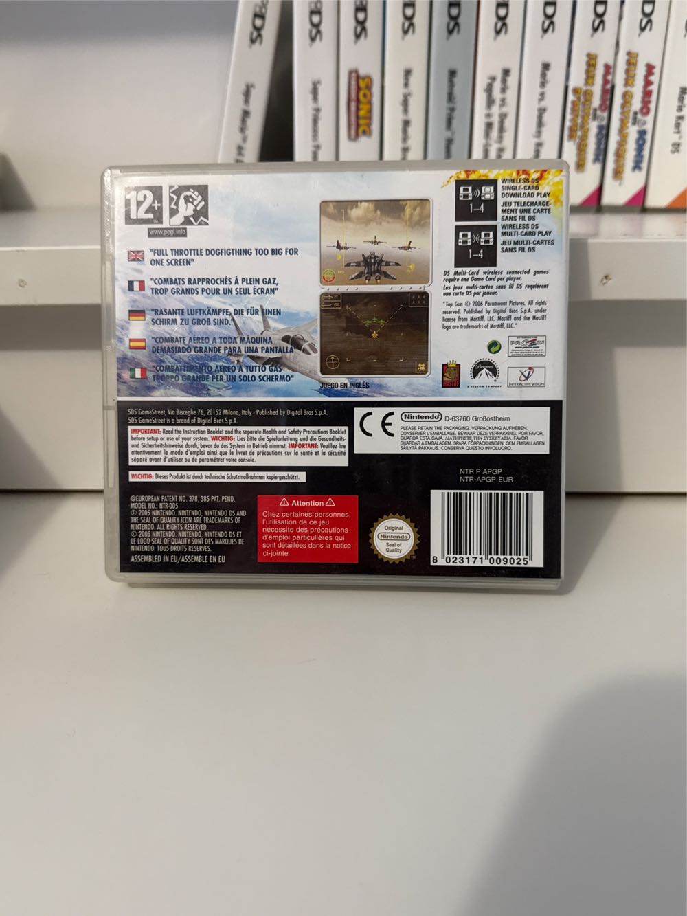 Top Gun - Nintendo DS (Nintendo - 1-4) video game collectible [Barcode 8023171009025] - Main Image 2