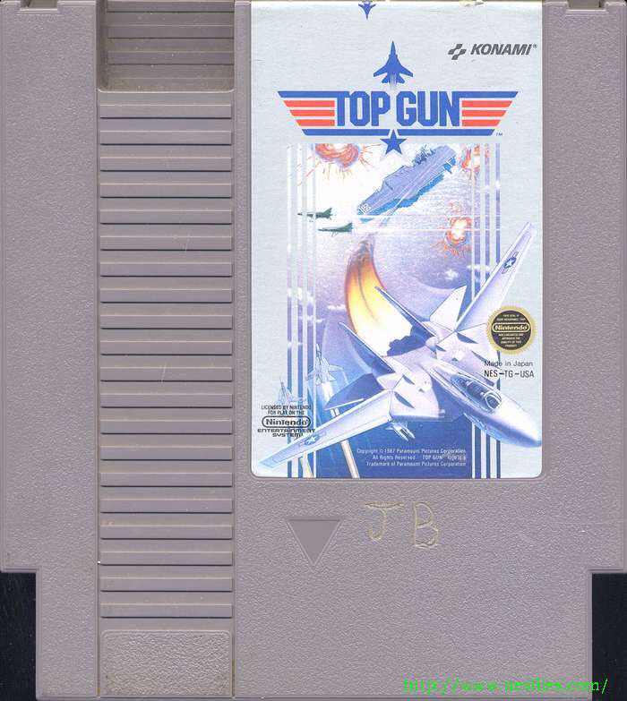 TOP GUN - Nintendo Entertainment System (NES) (1) video game collectible - Main Image 2