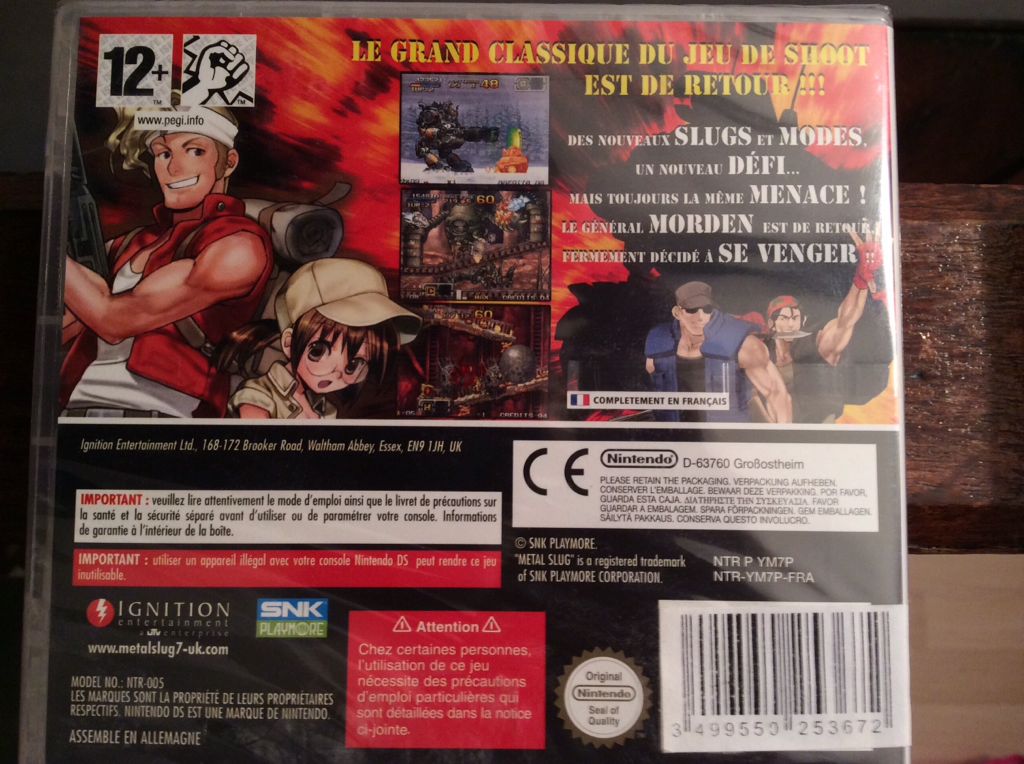 Metal Slug 7 - Nintendo DS video game collectible [Barcode 3499550253672] - Main Image 2