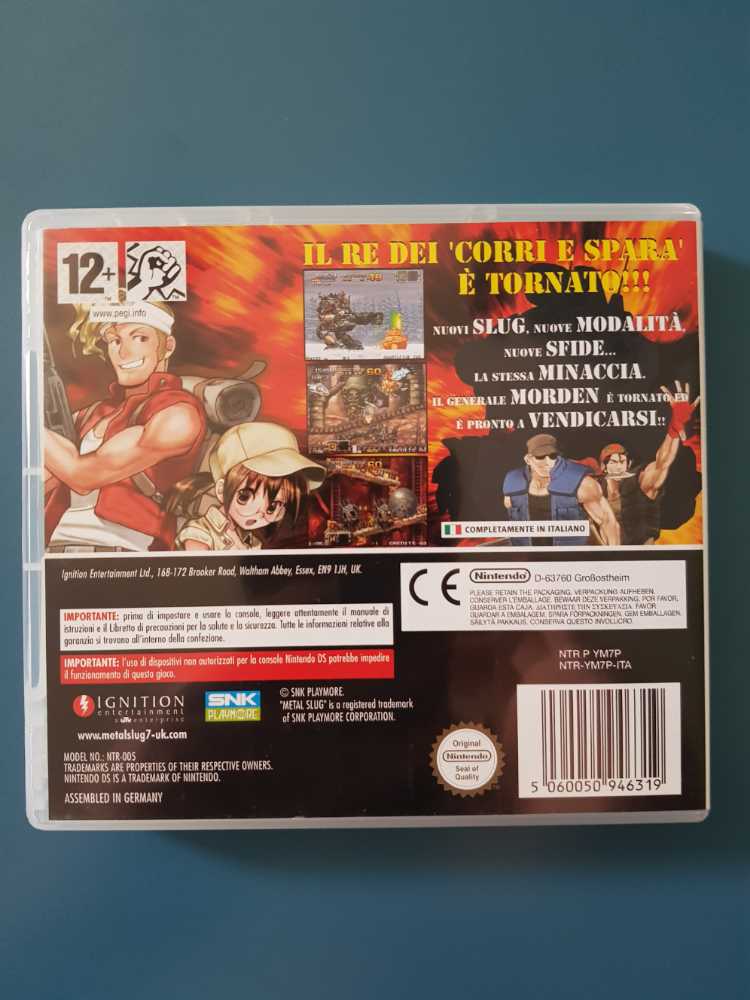 Metal Slug 7 - Nintendo DS (SNK Playmore - 1) video game collectible [Barcode 5060050946319] - Main Image 2