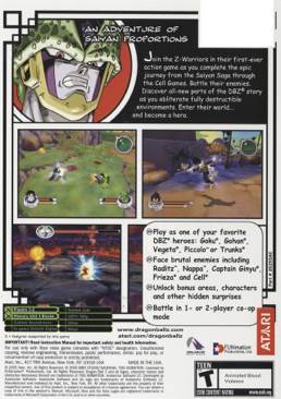 Dragon Ball Z: Sagas - Microsoft Xbox (Atari/Funimation - 1) video game collectible - Main Image 2