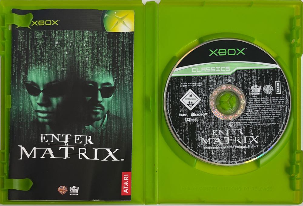 Enter The Matrix - Microsoft Xbox (Atari Europe S.A.S.U - 1) video game collectible [Barcode 3546430110058] - Main Image 3
