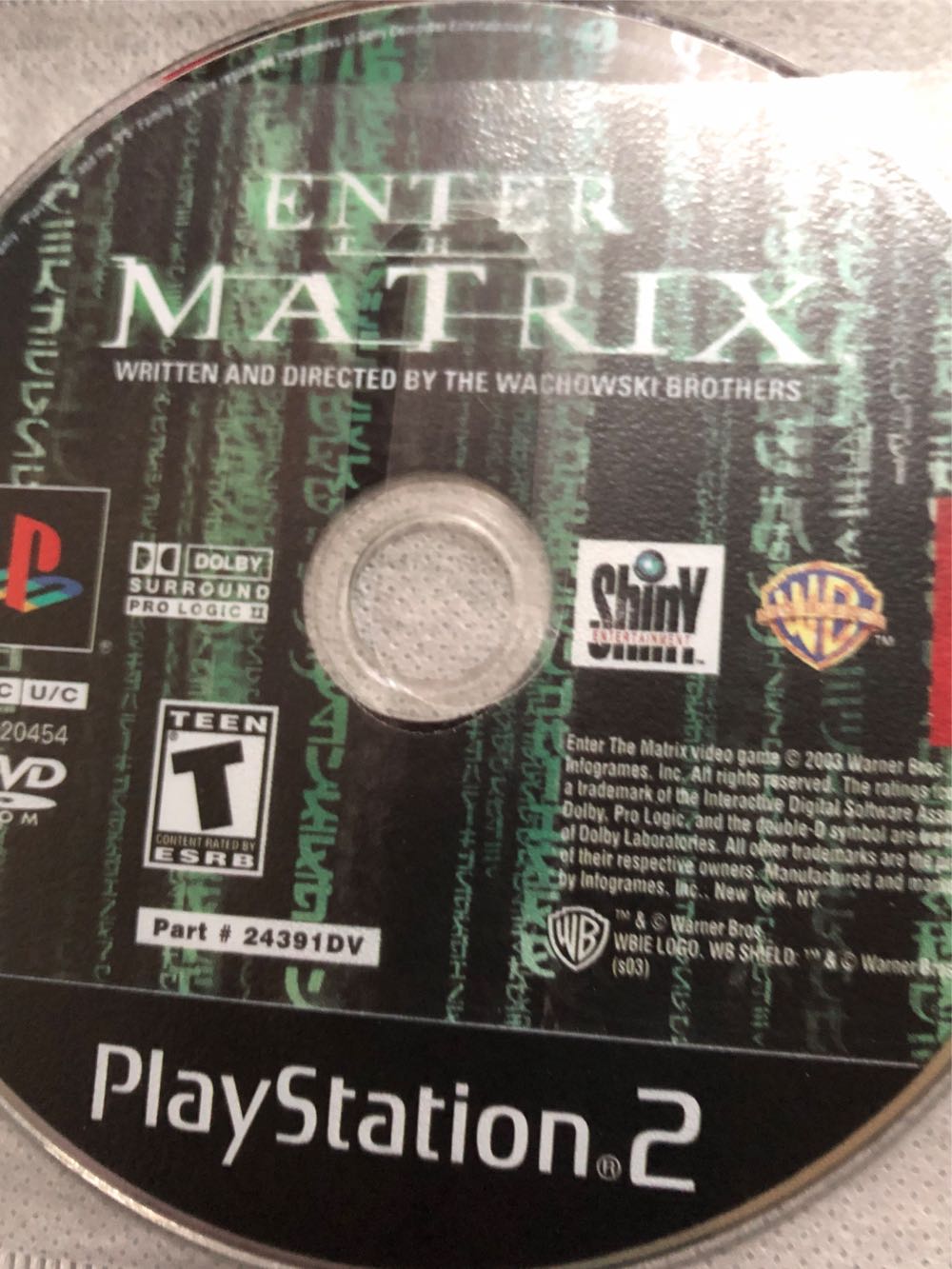 ENTER THE MATRIX - Sony PlayStation 2 (PS2) (Atari - 1) video game collectible [Barcode 4272524391] - Main Image 4