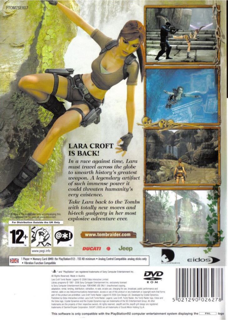 Tomb Raider 7 - Sony PlayStation 2 (PS2) (Edios Interactive - 1) video game collectible [Barcode 5021290024083] - Main Image 2