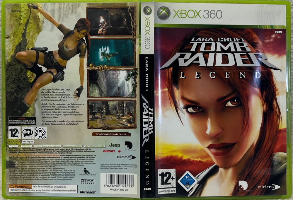Tomb Raider Legend - Microsoft Xbox 360 (Eidos Interactive - 1) video game collectible [Barcode 5021290024922] - Main Image 3