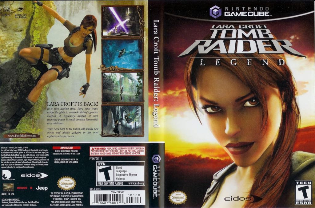Tomb Raider: Legend - Microsoft Xbox 360 video game collectible - Main Image 2