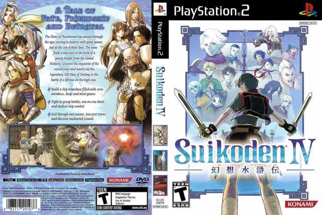 Suikoden IV - Sony PlayStation 2 (PS2) (Konami - 1) video game collectible [Barcode 083717201076] - Main Image 2