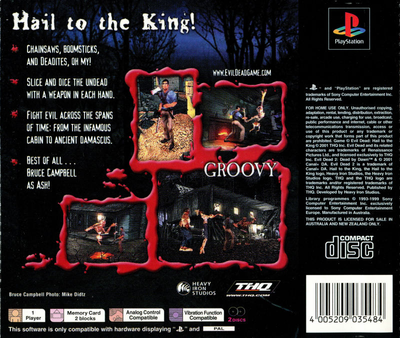 Evil Dead: Hail to the King - Sony PlayStation Vita (PS Vita) (THQ) video game collectible [Barcode 4005209035484] - Main Image 2