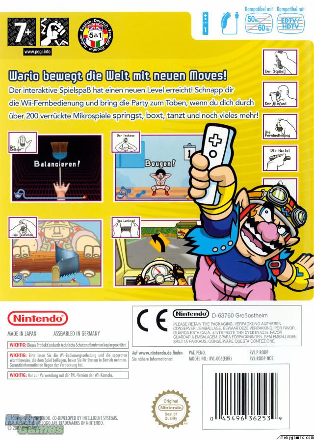 WarioWare: Smooth Moves - Nintendo Wii (Nintendo - 1) video game collectible [Barcode 045496362508] - Main Image 2