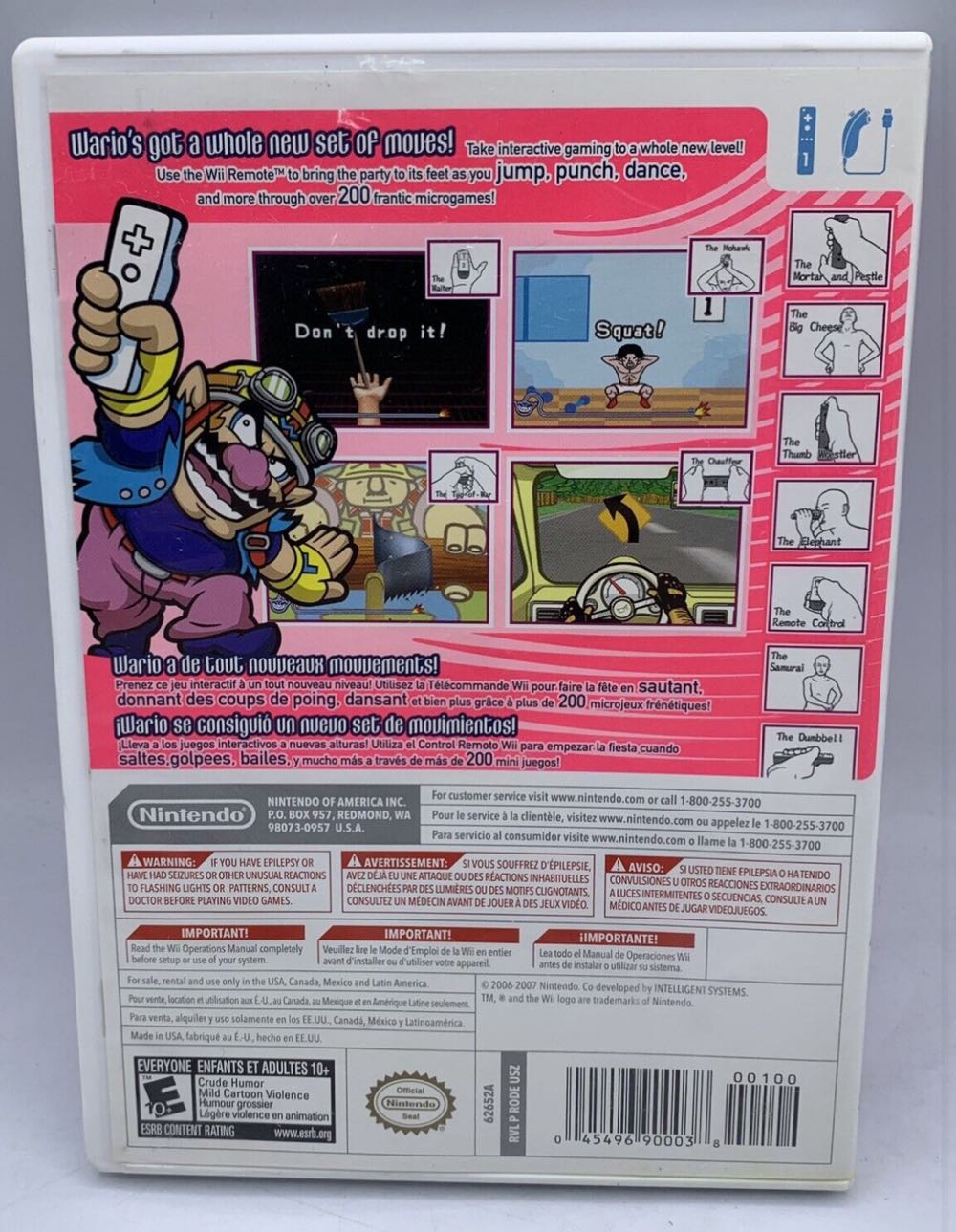 Warioware: Smooth Moves - Nintendo Wii (Nintendo - 4) video game collectible [Barcode 8005096900038] - Main Image 2