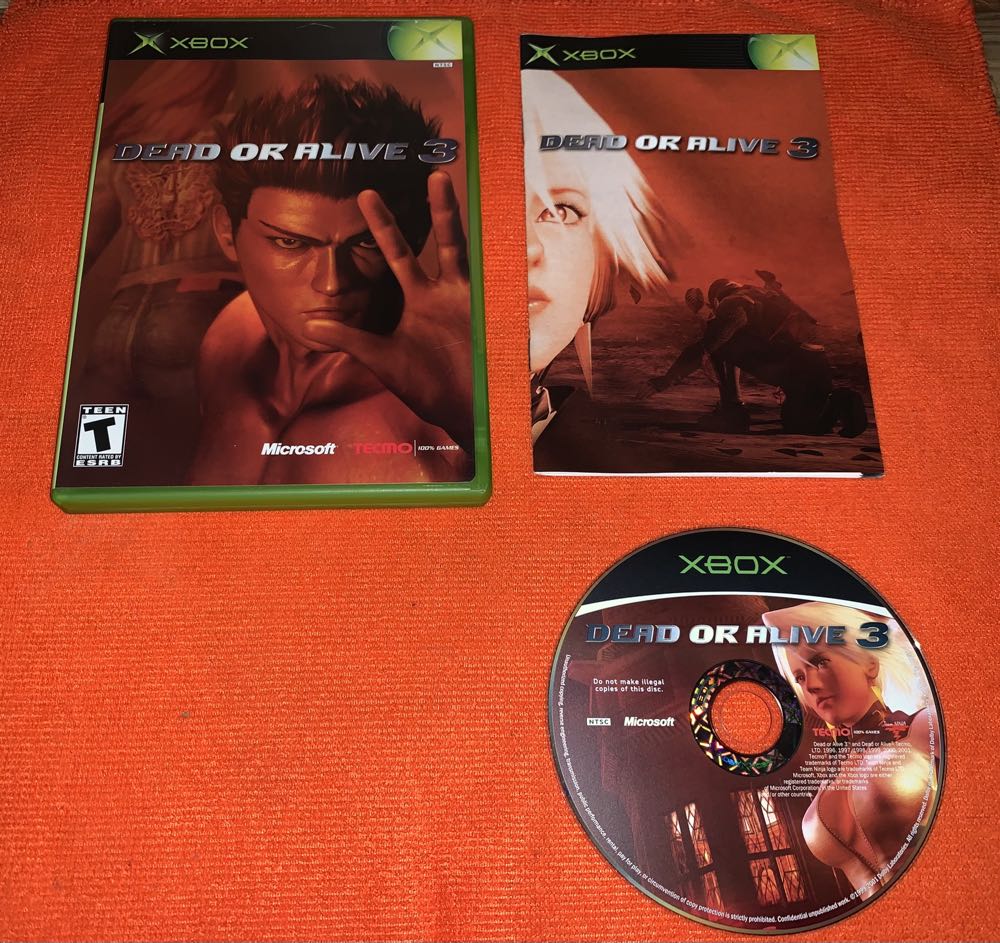 Dead Or Alive 3 - Microsoft Xbox (Tecmo/ Team Ninja - 1-2) video game collectible [Barcode 805529181915] - Main Image 3