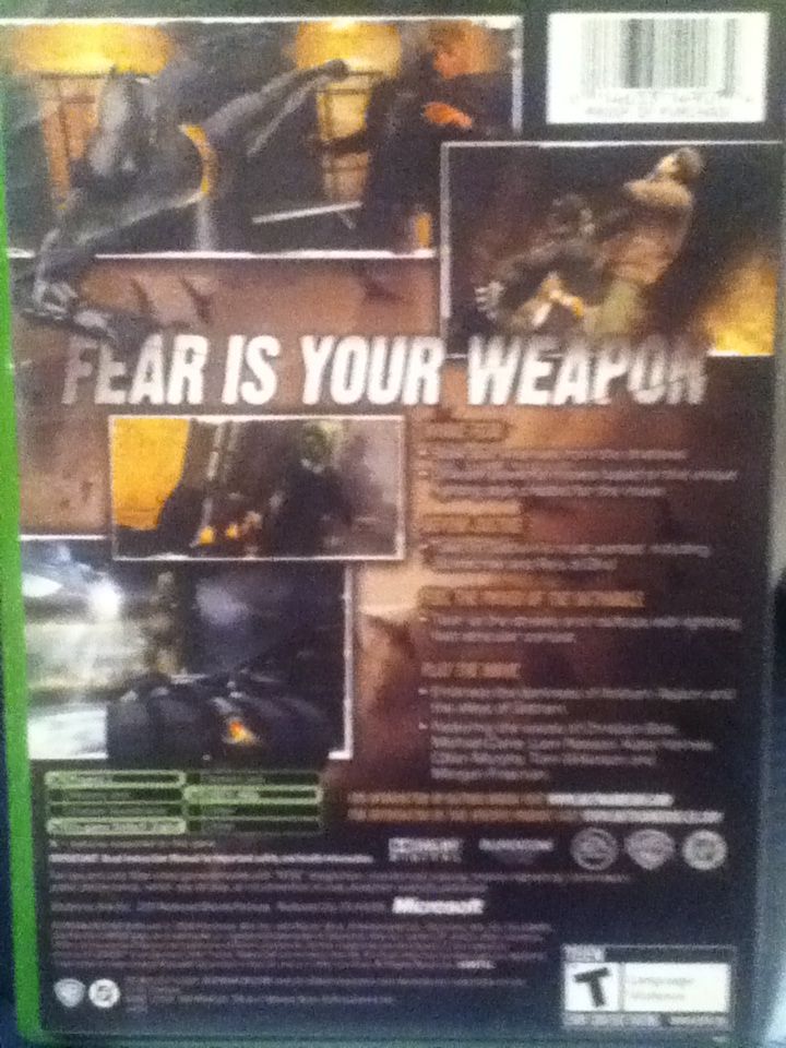 Batman Begins - Microsoft Xbox (WB Games - 1) video game collectible - Main Image 2