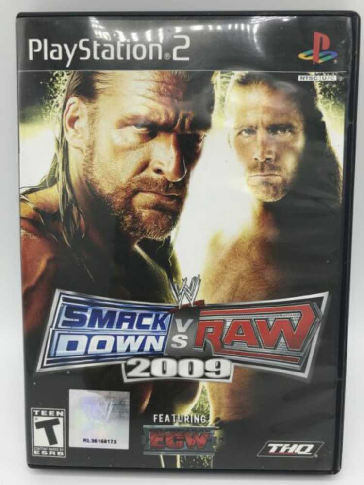 WWE SmackDown Vs RAW 2009 - Sony PlayStation 3 (PS3) (THQ - 4) video game collectible [Barcode 4005209109192] - Main Image 2