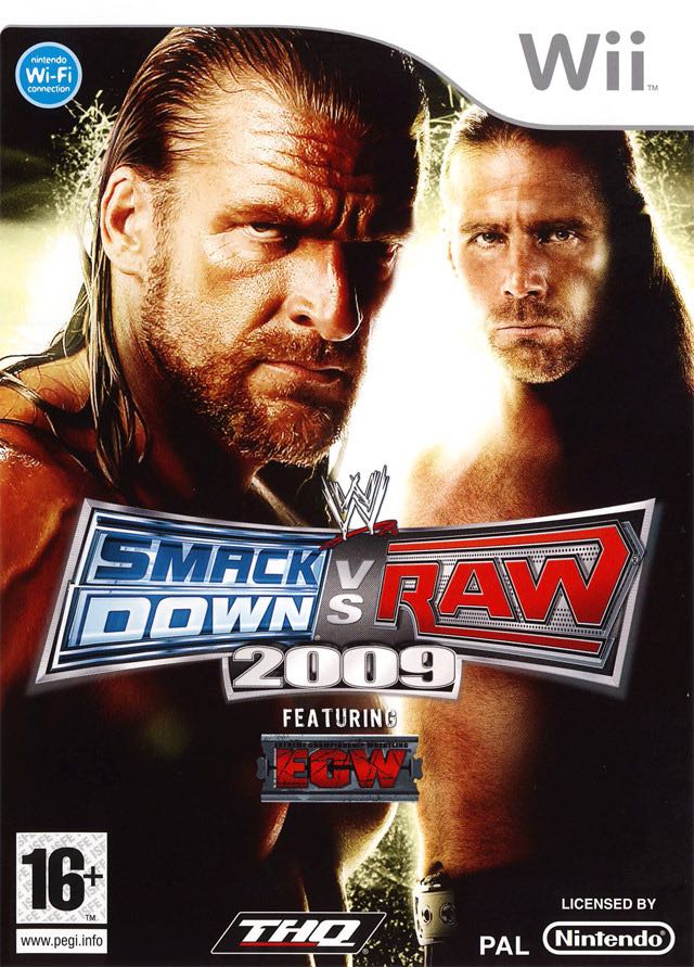 WWE SmackDown Vs RAW 2009 - Nintendo Wii video game collectible - Main Image 1