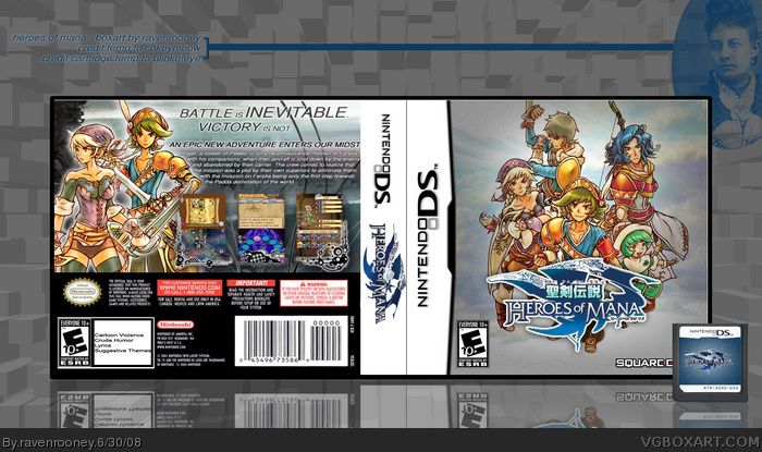 Heroes of Mana - Nintendo DS (Square Enix - 2) video game collectible [Barcode 662248907086] - Main Image 2