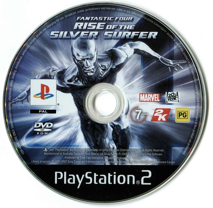 Fantastic Four: Rise of the Silver Surfer - Sony PlayStation 2 (PS2) (2K Games/Marvel Games/20th Century Games) video game collectible [Barcode 012927021163] - Main Image 3