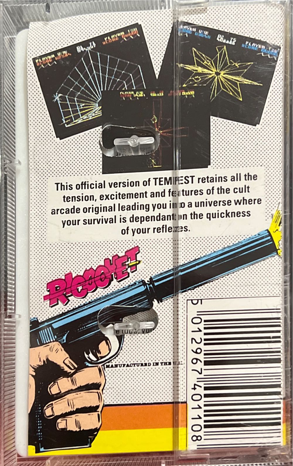 Tempest - Sinclair ZX Spectrum (Electric Dreams - 2) video game collectible [Barcode 5012967401108] - Main Image 2
