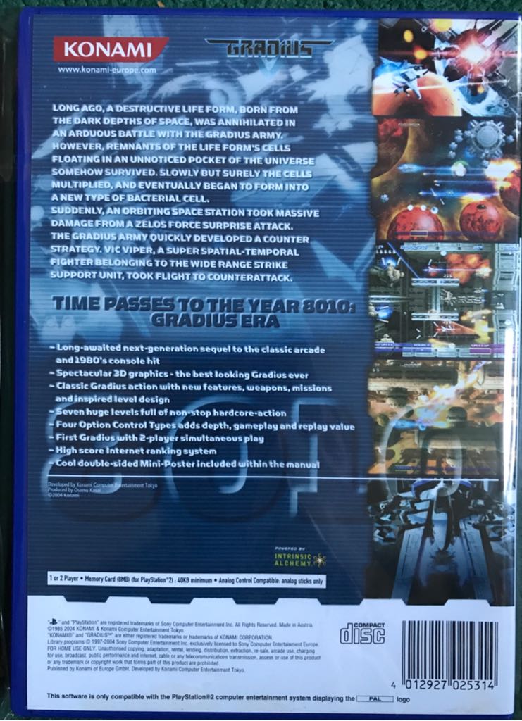 Gradius V - Sony PlayStation 2 (PS2) (Konami - 2) video game collectible [Barcode 4012927025314] - Main Image 2