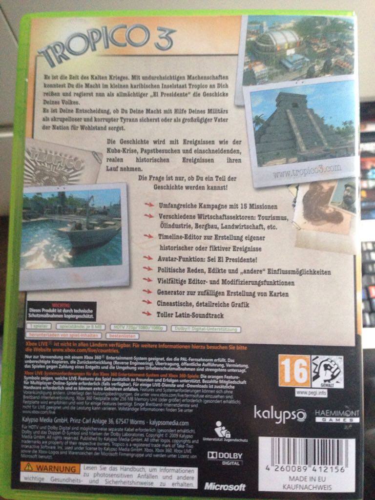 Tropico 3 - Microsoft Xbox 360 video game collectible [Barcode 4260089412156] - Main Image 2