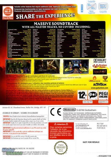 Guitar Hero: World Tour - Nintendo Wii (Nintendo - 4) video game collectible [Barcode 5030917061752] - Main Image 2