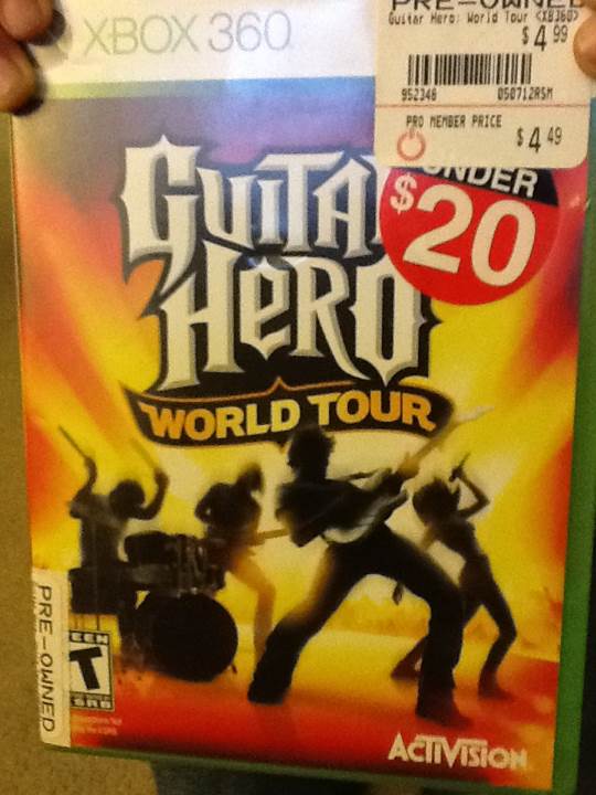 Guitar Hero: World Tour - Microsoft Xbox 360 video game collectible - Main Image 1