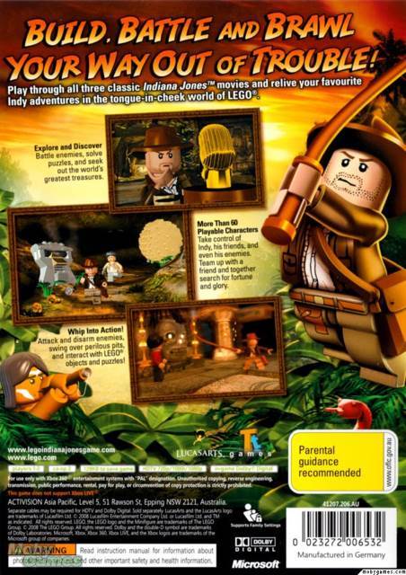 Lego: Indiana Jones The Original Adventures - PC (LucasArts - 2) video game collectible [Barcode 023272006693] - Main Image 2