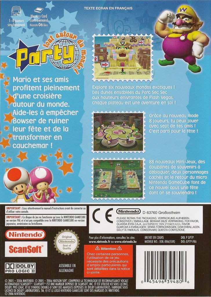 Mario Party 7 - Nintendo GameCube (Nintendo - 1-4) video game collectible [Barcode 045496394806] - Main Image 2