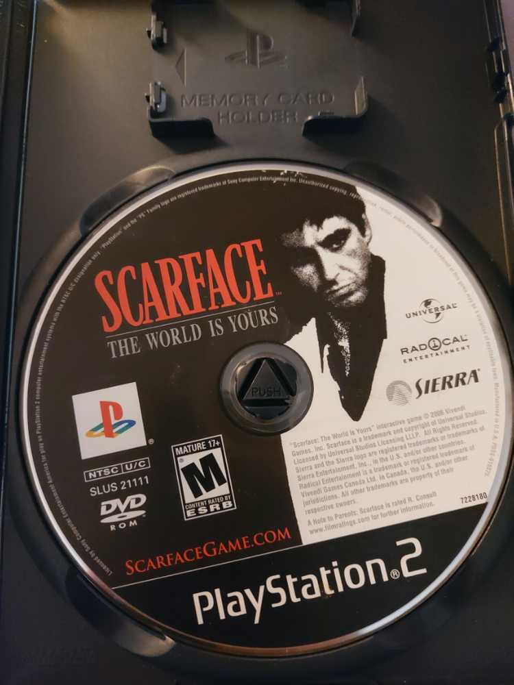 Scarface: The World Is Yours - Sony PlayStation 2 (PS2) (Sierra Entertainment - 1) video game collectible [Barcode 020626722810] - Main Image 3