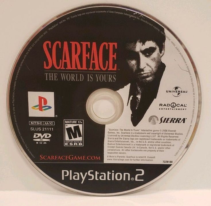 Scarface: The World Is Yours - Sony PlayStation 2 (PS2) (Vivendi Games - 1) video game collectible [Barcode 020626726696] - Main Image 3