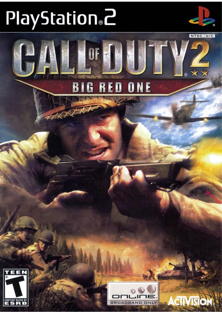 Call of Duty 2: Big Red One - Sony PlayStation 2 (PS2) video game collectible - Main Image 1