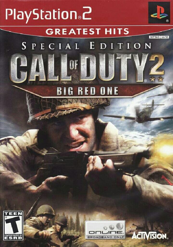 Call of Duty 2: Big Red One - Sony PlayStation 2 (PS2) video game collectible - Main Image 1