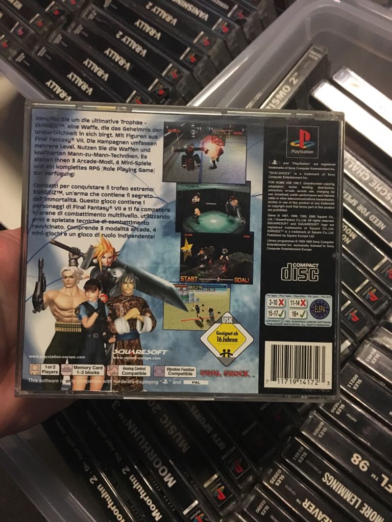 Ehrgeiz - Sony PlayStation (Namco) video game collectible [Barcode 711719141723] - Main Image 2