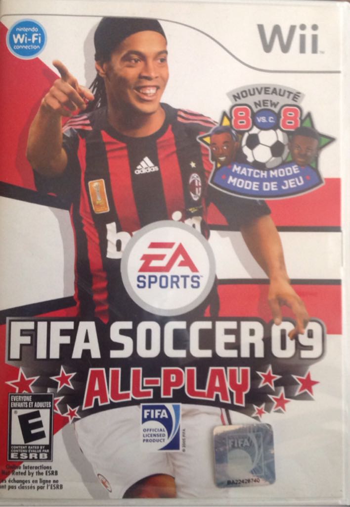 FIFA Soccer 09 - Nintendo Wii video game collectible [Barcode 014633358155] - Main Image 1